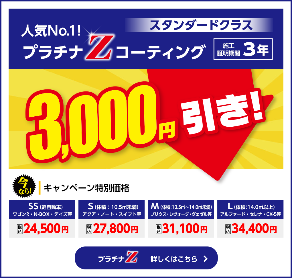 プラチナZコーティング