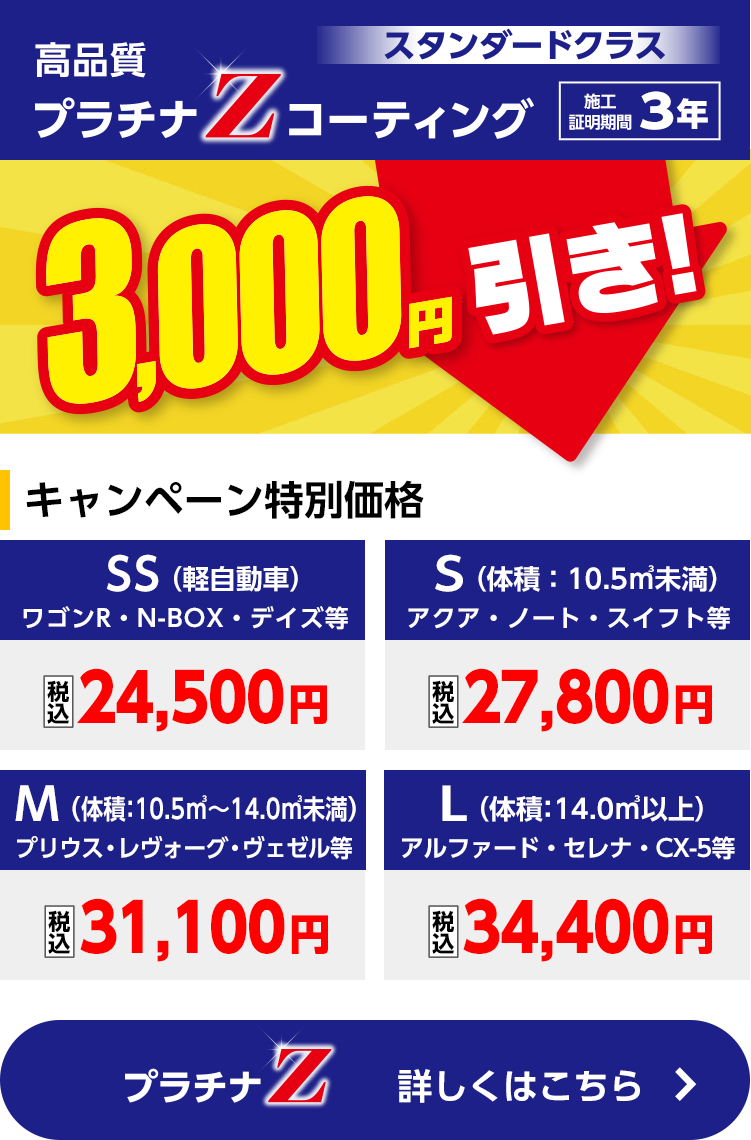 プラチナZコーティング