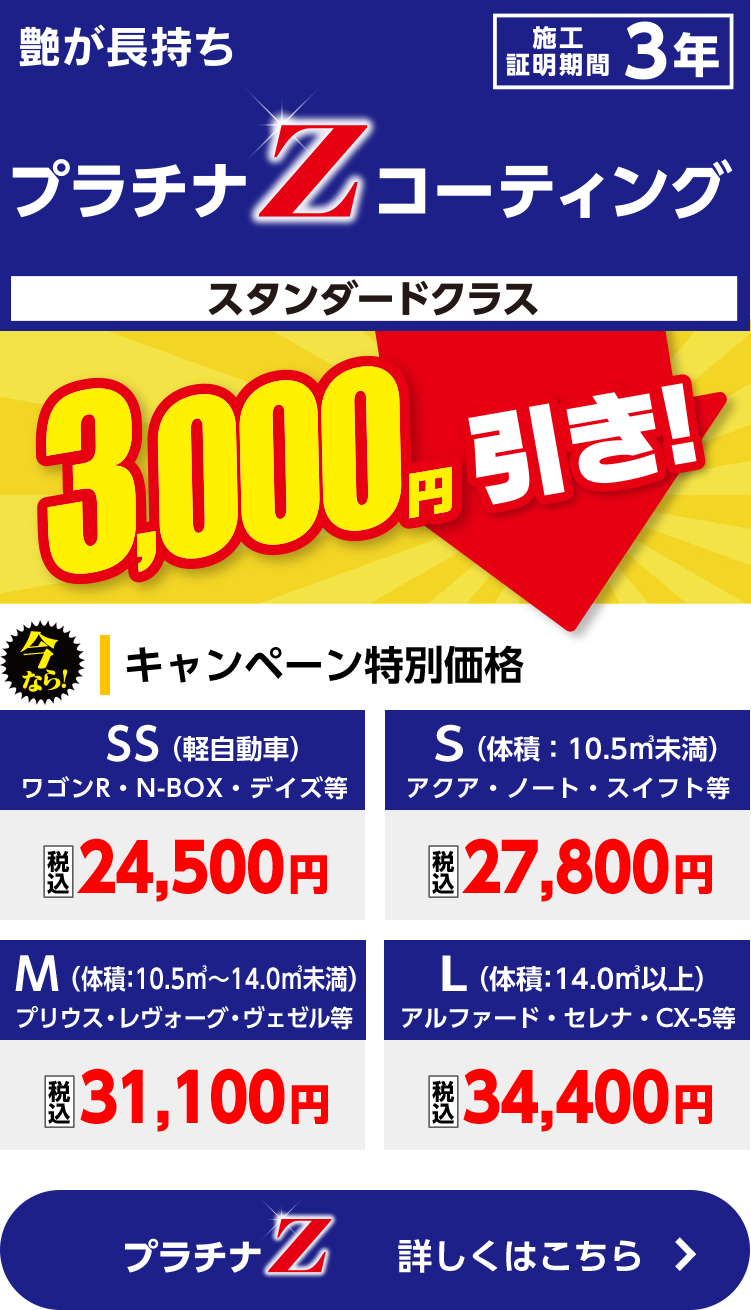 プラチナZコーティング