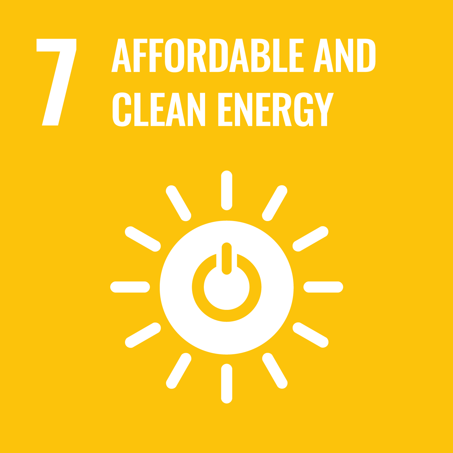  GOAL 7: Affordable and Clean Energy