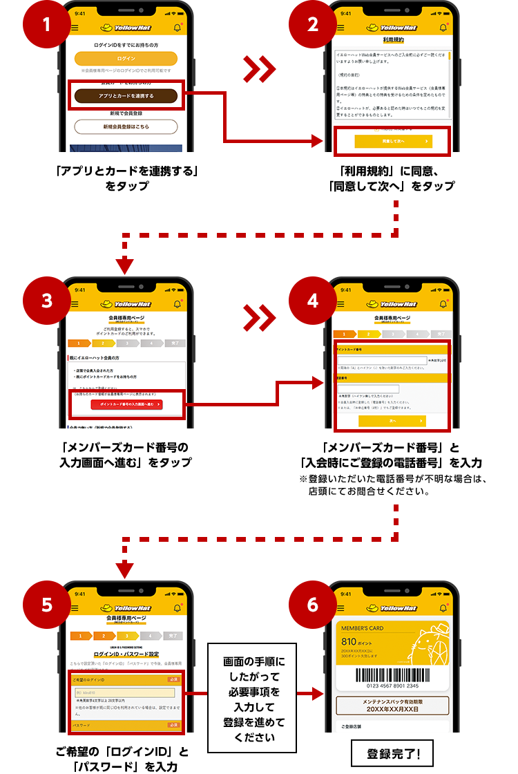 会員カードをお持ちの方