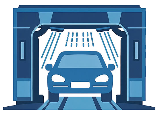 ノンブラシ門型洗車機