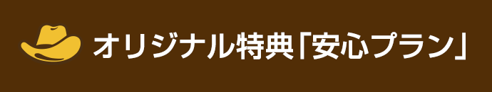 オリジナル特典「安心プラン」