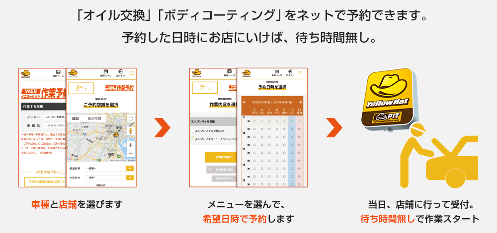 作業予約TOP